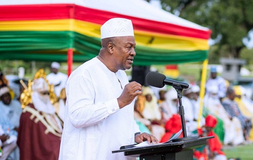 WHD........Mr-.John-Dramani-Mahama-inset-speaking-at-the-event. Central Region, 2024 Election
