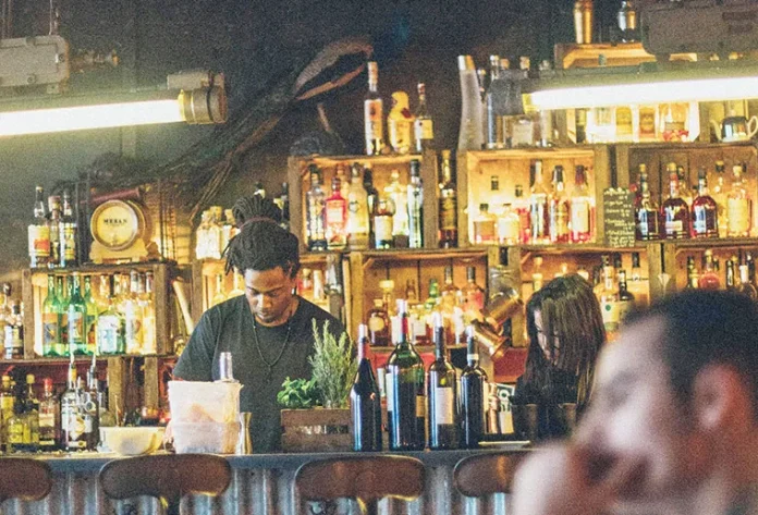 Bartender-at-work